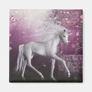 Rosa letzte Einhorn Magnet