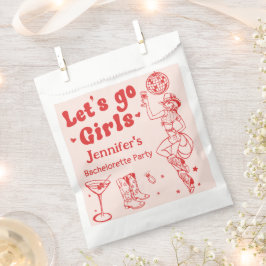 Rosa Letzte Rodeo Cowgirl Junggeselinnen-Abschied Geschenktütchen