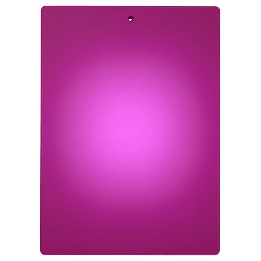 Rosa Leuchte Klemmbrett (Rückseite)