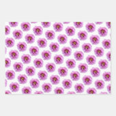 Rosa, leuchtend und hübsch geschenkpapier set (Vorderseite 2)