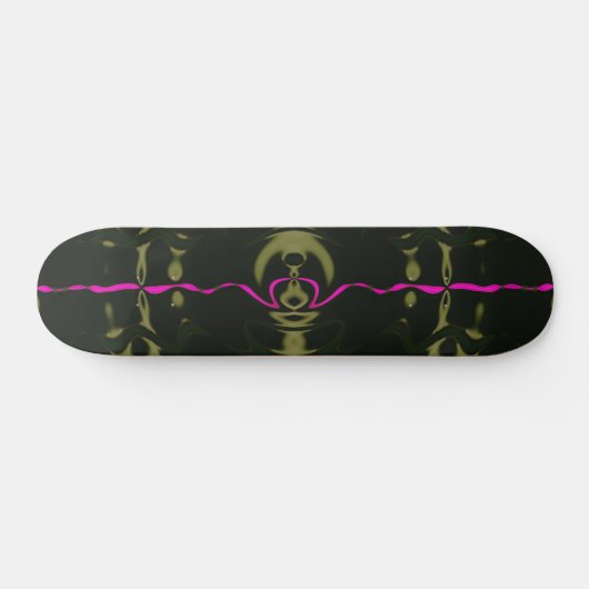 rosa Leuchtenmatte Skateboard (Horizontal)