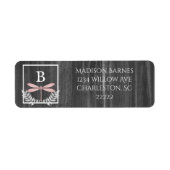 Rosa Libelle Rustikale Bezeichnung (Vorne)