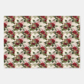 Rosa Libellen und Rose Geschenkpapier Set (Vorderseite 3)