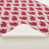 Rosa Libellen und Rose Sherpadecke (3/4)