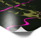 Rosa Lichter Fotodruck (Ecke)