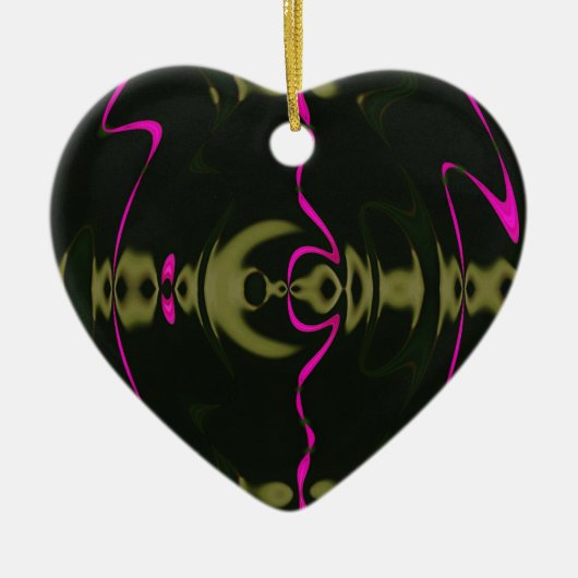 Rosa Lichter Keramikornament (Vorne)