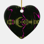 Rosa Lichter Keramikornament (Hinten)