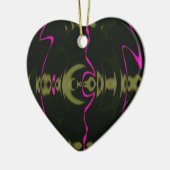 Rosa Lichter Keramikornament (Links)