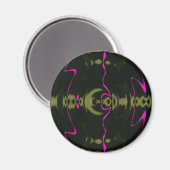 Rosa Lichter Magnet (Vorderseite/Rückseite)
