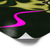 Rosa Lichtleinwand Poster (Ecke)
