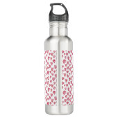 Rosa Liebe Edelstahlflasche (Rückseite)