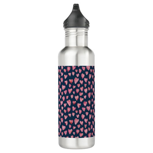 Rosa Liebe Edelstahlflasche (Rechts)