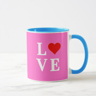 Rosa LIEBE Elegant Stilvoll Tasse