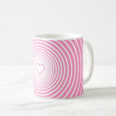 Rosa Liebe - Farben hinzufügen Kaffeetasse (VorderseiteRechts)