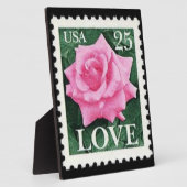Rosa Liebe Fotoplatte (Seite)