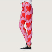 Rosa Liebe Geburtstag Leggings (Links)