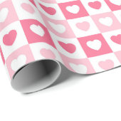 Rosa Liebe Geschenkpapier (Rolleneckpunkt)