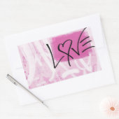 Rosa Liebe Graffiti Art Stickers (Umschlag)
