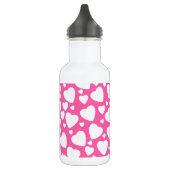 Rosa Liebe Herz Edelstahlflasche (Links)