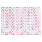 Rosa Liebe Herz-Geschenktasche Große Geschenktüte (Vorderseite)