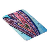 Rosa Liebe Herz Kunst Inspiration Kühlschrankmagne Magnet (Rechte Seite)