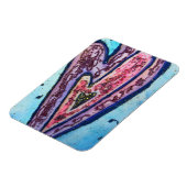 Rosa Liebe Herz Kunst Inspiration Kühlschrankmagne Magnet (Linke Seite)