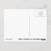 Rosa Liebe Herz Postkarte (Rückseite)