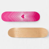 Rosa Liebe - Herz Skateboard (Horizontal)