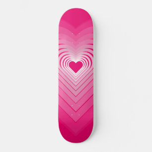 Rosa Liebe - Herz Skateboard