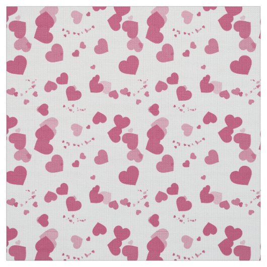 Rosa Liebe Herz Stoff (Muster)