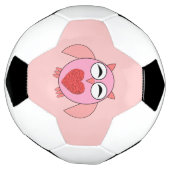 Rosa Liebe Herzkugel Fußball (Gedreht)