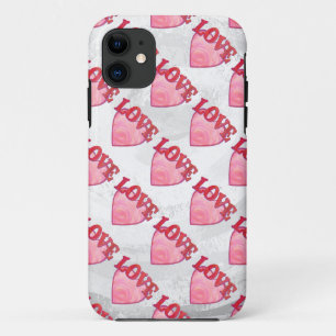 Rosa Liebe Herzmuster Case-Mate iPhone Hülle