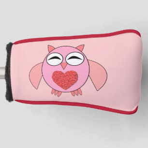 Rosa Liebe Hörgeräusch Golf Putter Abdeckung Headcover