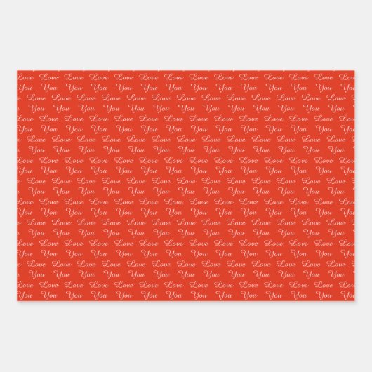 Rosa Liebe Hörschüssel Custom Geschenkpapier Set (Vorderseite 2)