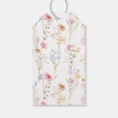 Rosa Liebe im Bloom Brautparty Vielen Dank Geschenkanhänger (Rückseite)