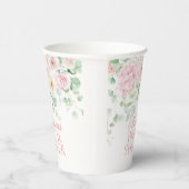 Rosa Liebe im Brautparty Blümflora Hydrangea Pappbecher (Rechts)