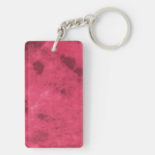 Rosa Liebe inspiriert Grunge Abstrakte Design Kuns Schlüsselanhänger