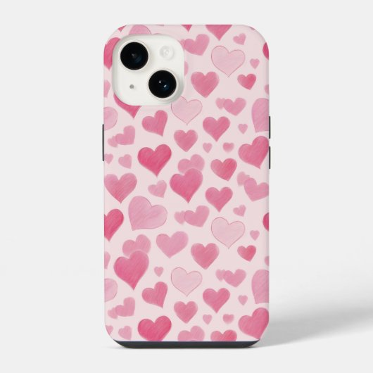 Rosa Liebe iPhone Hülle (Rückseite)