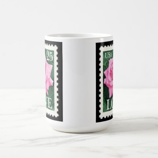 Rosa Liebe Kaffeetasse (Mittel)