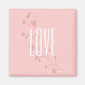 Rosa Liebe Magnet (Vorne)