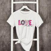 Rosa Liebe Mehr Valentinstag T-Shirt