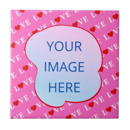 Rosa LIEBE Moderner Chic Fliese