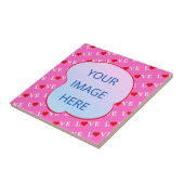 Rosa LIEBE Moderner Chic Fliese (Seite)