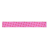 Rosa LIEBE Moderner Chic Ripsband (Vorderseite)