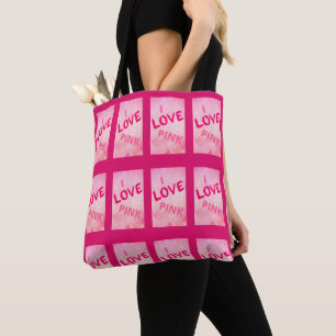 Rosa Liebe Niedliche Farbe Design Hot Pink Tasche