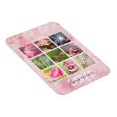 Rosa Liebe Personalisierter Fotos Magnet (Rechte Seite)