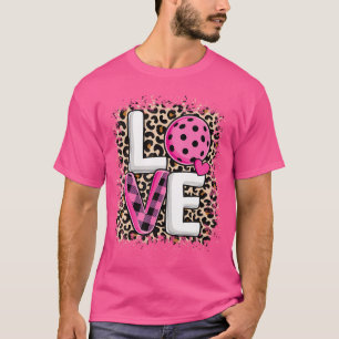 Rosa Liebe Pickleball Niedlich Pickleball Lover Le T-Shirt