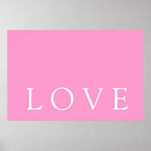 Rosa Liebe Poster