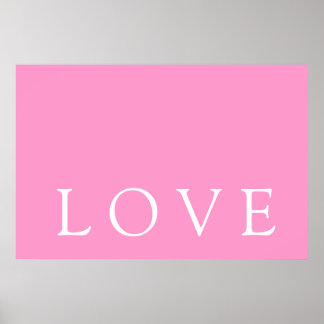 Rosa Liebe Poster