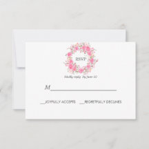 Rosa Liebe | Rose HochzeitsrSVP